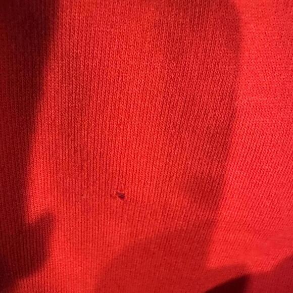 Disney Mickey Mouse Hoodie Red Black Juniors M Graphic Pullover Jerry Leigh - Picture 4 of 4